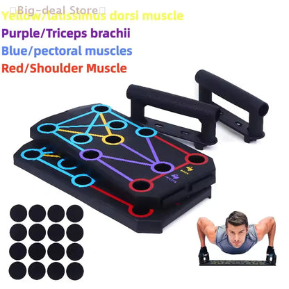 1 Set Multifunctional Thicken Push Up Board